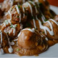 Manic Meatballs · The classic pork and beef Swedish meatball in a brown gravy.