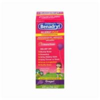 Benadryl Children Allergy Oral Liquid Grape (4 oz) · 