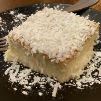 Tres Leches · Traditional Tres Leches cake with a Brazilian Coconut twist