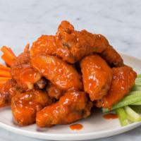 fried chicken wings · buffalo/ BBQ/ no sauce