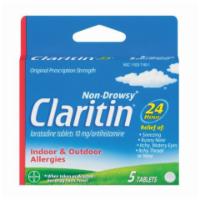 Claritin Allergy 24 Hour Tablet 5 Count · Is your left nostril the only thing keeping you alive? Then you need Claritin for 24-hour na...