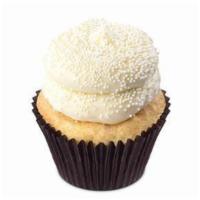 Wedding Cake Gluten Free Cupcake · Gluten friendly vanilla cake topped with buttercream (just as perfect as our regular wedding...