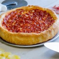 Lake Michigan Pizza · A California classic meets the mid-west. Our authentic Chicago crust, layered with the perfe...