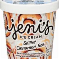 Jeni's Skillet Cinnamon Roll Ice Cream (1 Pint) · Dark caramel, cream cheese, pastry, and cinnamon (lots of it). Jeni’s version captures all t...