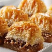 2 Pcs Baklava with Walnuts · What is Baklava? 

Baklava is a dessert made from layers of filo pastry, filled with pistach...