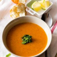 Lentil Soup · 
The recipe calls for seasonal vegetables and affordable pantry ingredients, but tastes gour...