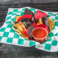 Side Chips N' Salsa · Golden tortilla chips served with your choice of house or roasted corn salsa.