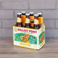 Ballast Point Sculpin IPA · 70 ibus, fruity with notes of apricot, mango, peach, and a hint of lemon. Must be 21 to purc...