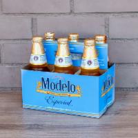 Modelo Especial · Sweet and lightly hoppy pilsner-style lager. Must be 21 to purchase.  
