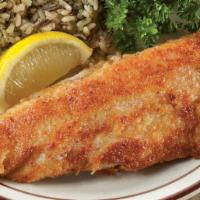 Walleye Fillet · Pan-fried walleye fillet. Served with your choice of potato or mixed rice.