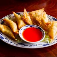 8 Crab Puffs · Sweet and sour sauce on side.