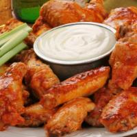 Honey BBQ Wings  · 10 pieces. 