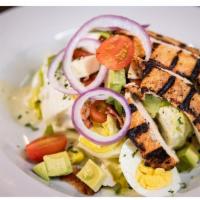 Cobb Salad · Salad that it typically made with chopped greens, vegetables, eggs, and meat.