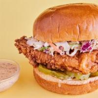 Original Chicken Sandwich · Hand breaded and battered using our custom recipe, this is a 100% antibiotic and hormone fre...