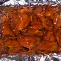 Buffalo Wings · Your choice of sauce: Mild, Medium, Hot, Suicide, BBQ, Honey BBQ, Sweet Chili, Spicy BBQ, Ro...