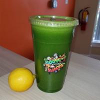 Green Burner Juice · Detox, fat burner. Grapefruit, celery, spinach, kale, lemon, ginger cucumber