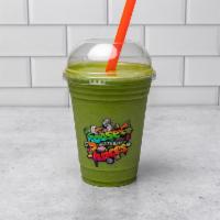 El Mango Verde Smoothie · Mango, spinach, pineapple, banana, kale, green apple and coconut water.