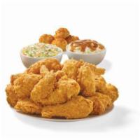 12 Piece Mixed Chicken Meal · Twelve pieces of Mixed Chicken with two large side and four Honey-Butter Biscuits.