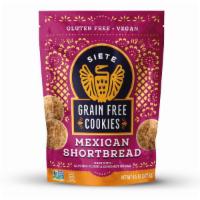 Siete Mexican Shortbread Cookie (4.5 Oz) · These Grain Free Mexican Shortbread Cookies are made from a lightly sweetened blend of almon...