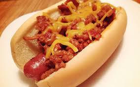 Chili and Cheese Dog · Sausage served on a bun and topped with chili and cheese. 
