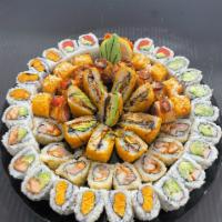 Medium Assorted Platter · Chefs Assorted platter with a nice variety of 10 sushi rolls