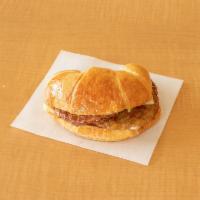 1 Piece Sausage and Cheese Croissant Sandwich · 