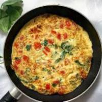 05. Veggie Mix Omelet · 3 eggs and mixed veggies.