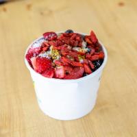 Superfood Bowl · A superfood bowl with your choice of acai, pitaya(dragonfruit), matcha green tea, blue Majik...
