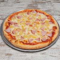 The Hawaiian Pizza · Our Hawaiian delight with Canadian bacon and juicy pineapple.