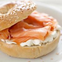 Bagel with Lox & Cream Cheese · 