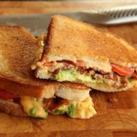 All-American Grilled Cheese Bacon & Tomato · American Cheese, Bacon and Tomato.