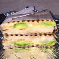 Chipotle Panini · Chipotle Chicken Breast, Gouda Cheese, Avocado & Ranch Dressing On European Flat Bread. Serv...