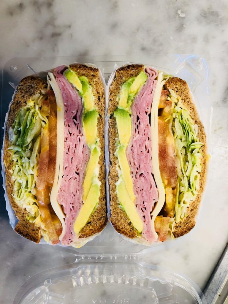 Boar's Head Deluxe Ham Sandwich · Cheese, Lettuce & Tomato.