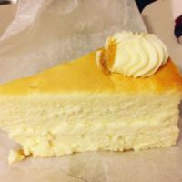 Slice of New York Cheesecake · 