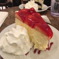 Slice of Strawberry Cheesecake · 