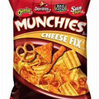 Munchies Chips 8 oz · Cheese Fix Flavored Snack Mix 8 oz.