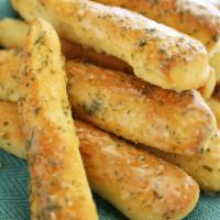 Bread Sticks with Cheese · 12 pieces.