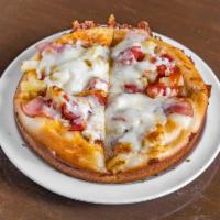 Hawaiian Pizza · Tender sweet pineapple chunks and lean Canadian style bacon. 