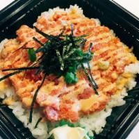 Spicy Ahi Bowl · Ground ahi with spicy sauce and nori. 