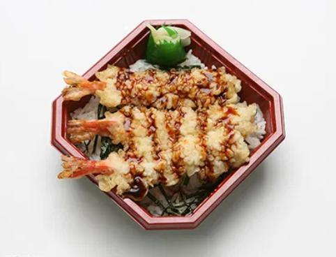 Ebi Tempura Bowl · Shrimp tempura 3 pieces with teriyaki sauce and nori.