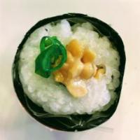 Natto Hand Roll · Natto, green onion. Vegan, vegetarian.
