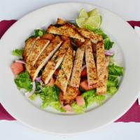 Chicken Salad · Chicken with Romaine salad and tomato
with Italian dressing or Ranch