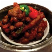 Chicken Feet 豉汁凤爪 · Served with black bean sauce.