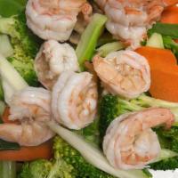 Steam Shrimp Mixed Veggie · 