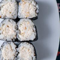 Blue Crab Roll · Sushi rice, blue crab mix, sesame seeds, nori (6 pc)