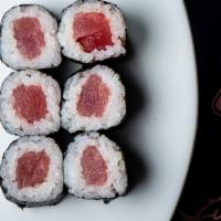Tuna Roll · big eye tuna, sushi rice, nori (6 pc)