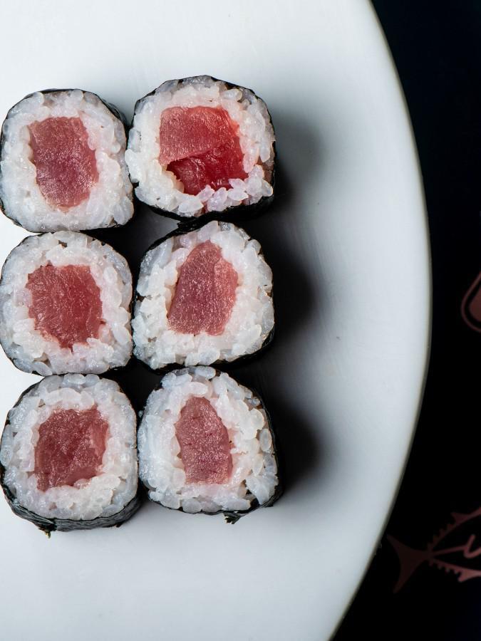 Tuna Roll · big eye tuna, sushi rice, nori (6 pc)