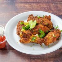 Masala Chicken Wings · Baked wings 6 piece