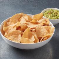 Chips & Dip · Choice of dip: spinach artichoke, guacamole, house-made salsa, house-made queso.