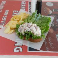 Pecan Chicken Salad Sandwich · Come on berry wheat bread.